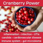 Cranberries For UTIs, Inflammation, Infections, Candida, Cardiovascular Disease, and Gut microbiome.
