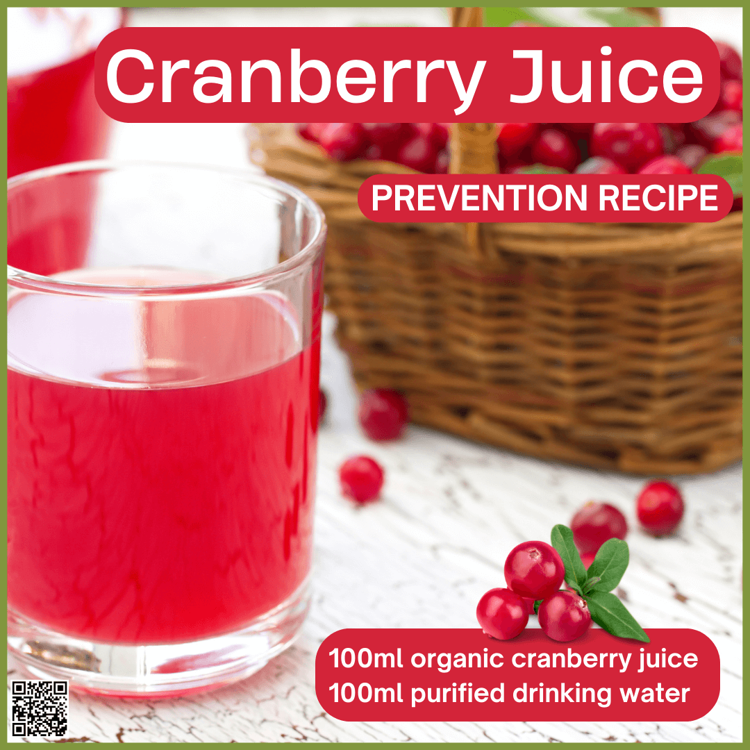 Our cranberry Prevention recipe offers a way we can protect our health and prevent infections and disease.