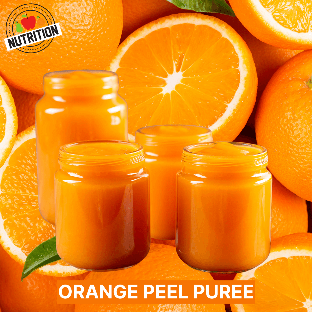 Orange peel puree for boosting immune strength to protect against influenza and virus infections.